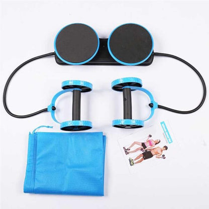 Multi-Functional Core Ab Workout Abdominal Wheel  5-in-1