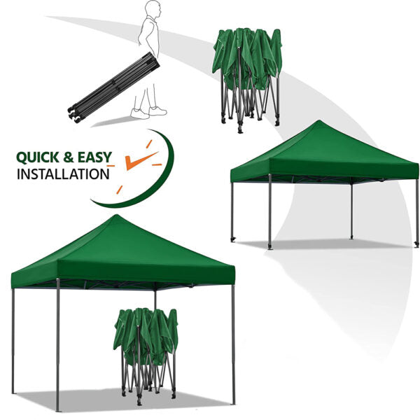 Automatic Pop-Up Heavyweight Waterproof Folding Tent 3X3 Meters