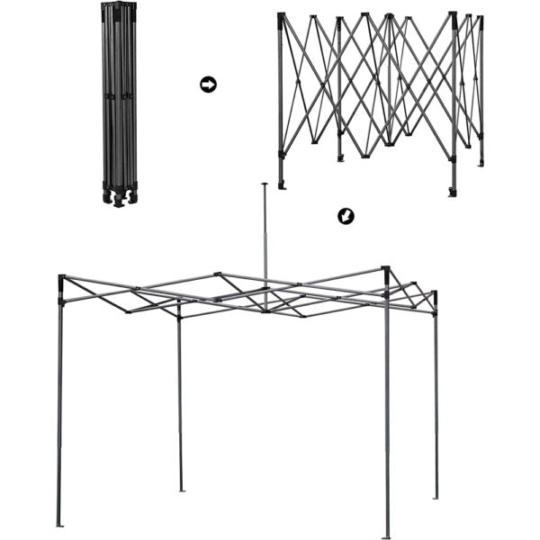 Automatic Pop-Up Heavyweight Waterproof Folding Tent 3X3 Meters