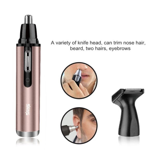 Men Electric Hair Trimmer Nose Ear Hair Scraper