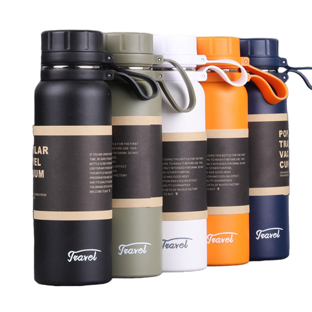 1100-ml Portable Stainless Steel Insulation Pot Spray Plastic with Handle