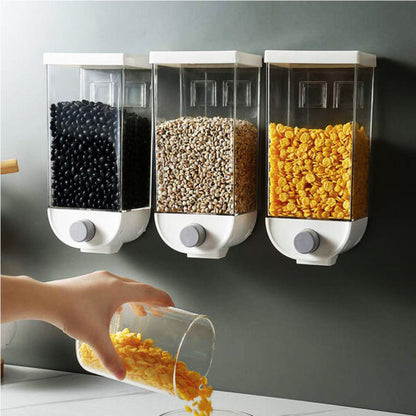 Wall-Mounted Single Cereal Dispenser (white)