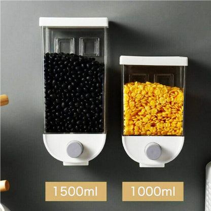 Wall-Mounted Single Cereal Dispenser (white)