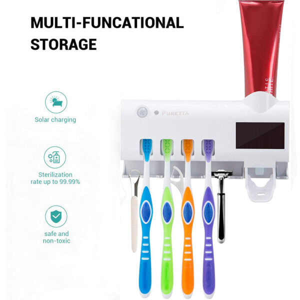 Smart 2-In-1 Ultra-Violet Toothbrush Sterilizer