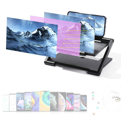 Screen Magnifier, Adjustable Projector Screen Phone Stand