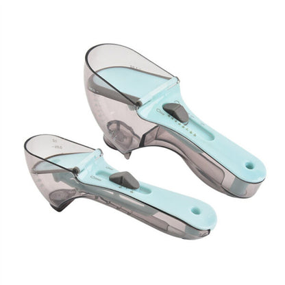 Adjustable Measuring Cups and Spoons Set (2 Pieces)