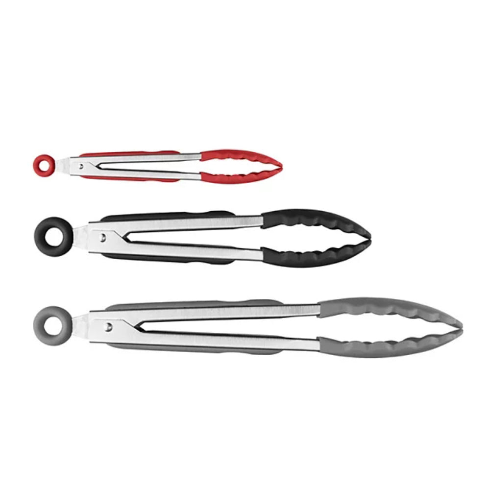 Danny Home 3-Pieces Stainless Steel Kitchen Tongs Set