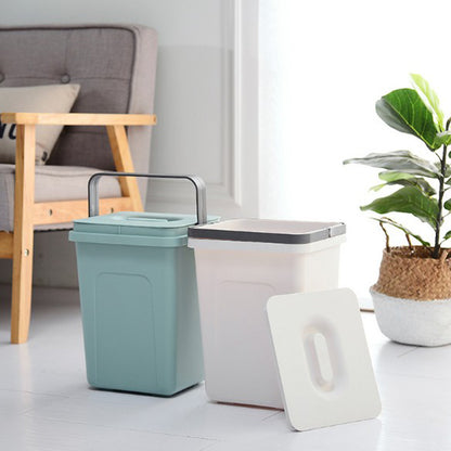 Portable Independent Trash Can With Lid