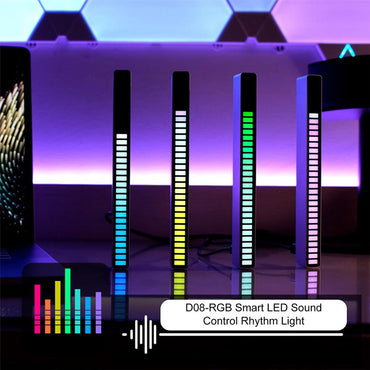 RGB LED Music Levels Equalizer Strip Lights