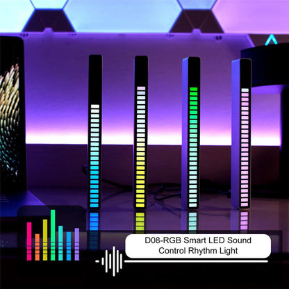 RGB LED Music Levels Equalizer Strip Lights