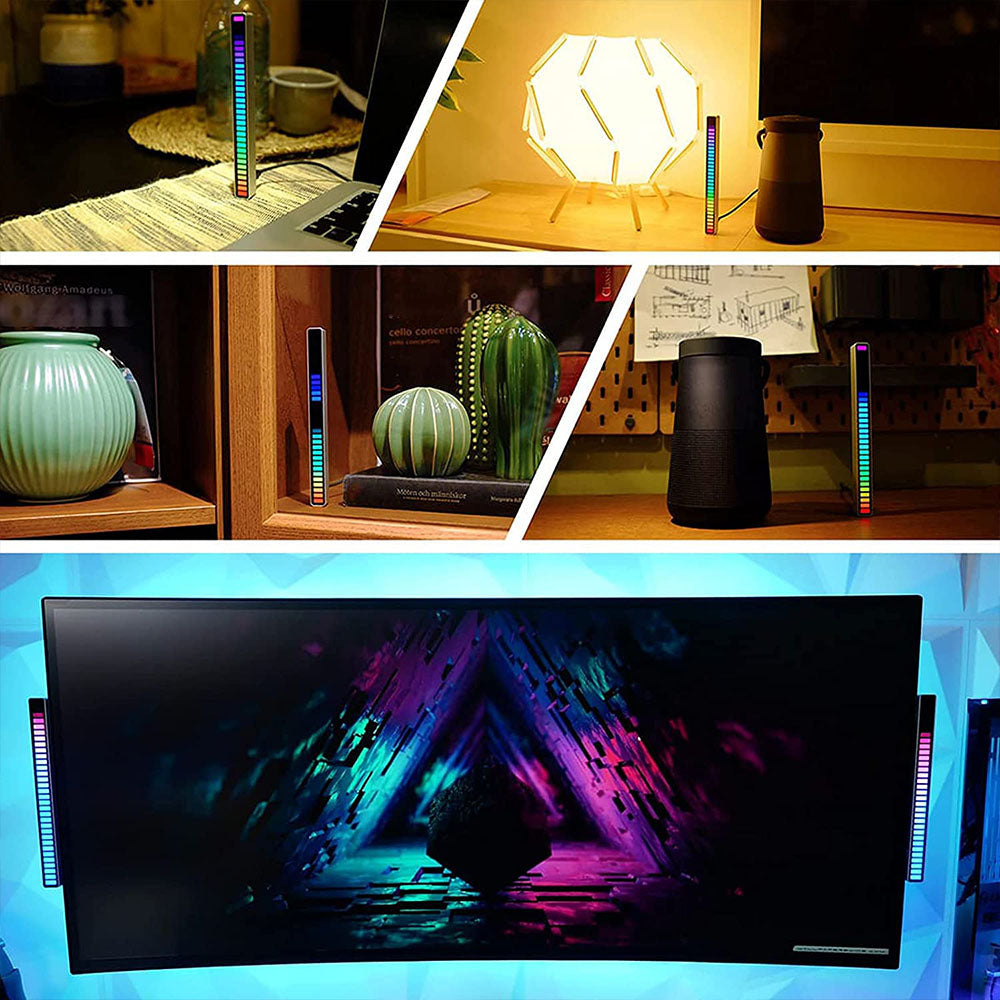 RGB LED Music Levels Equalizer Strip Lights