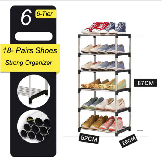 Heavy Duty Shoe Organizer Rack ( 6 Shelves)