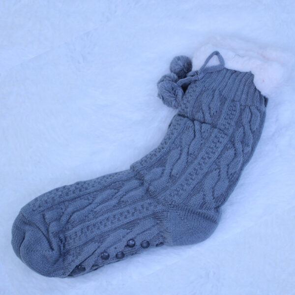 Women Slipper Socks Winter Warm Fleece