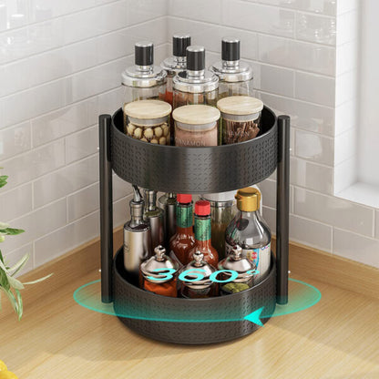 Carbon Steel Rotating Spice Rack