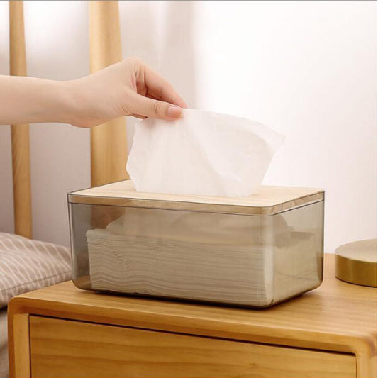 Tissue Box Wooden Lid