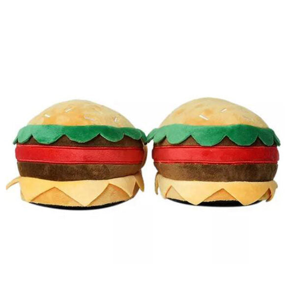 Hamburger Slippers – Plush