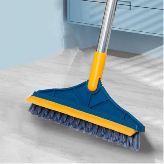 2 in 1 Floor Scrub Brush with Squeegee