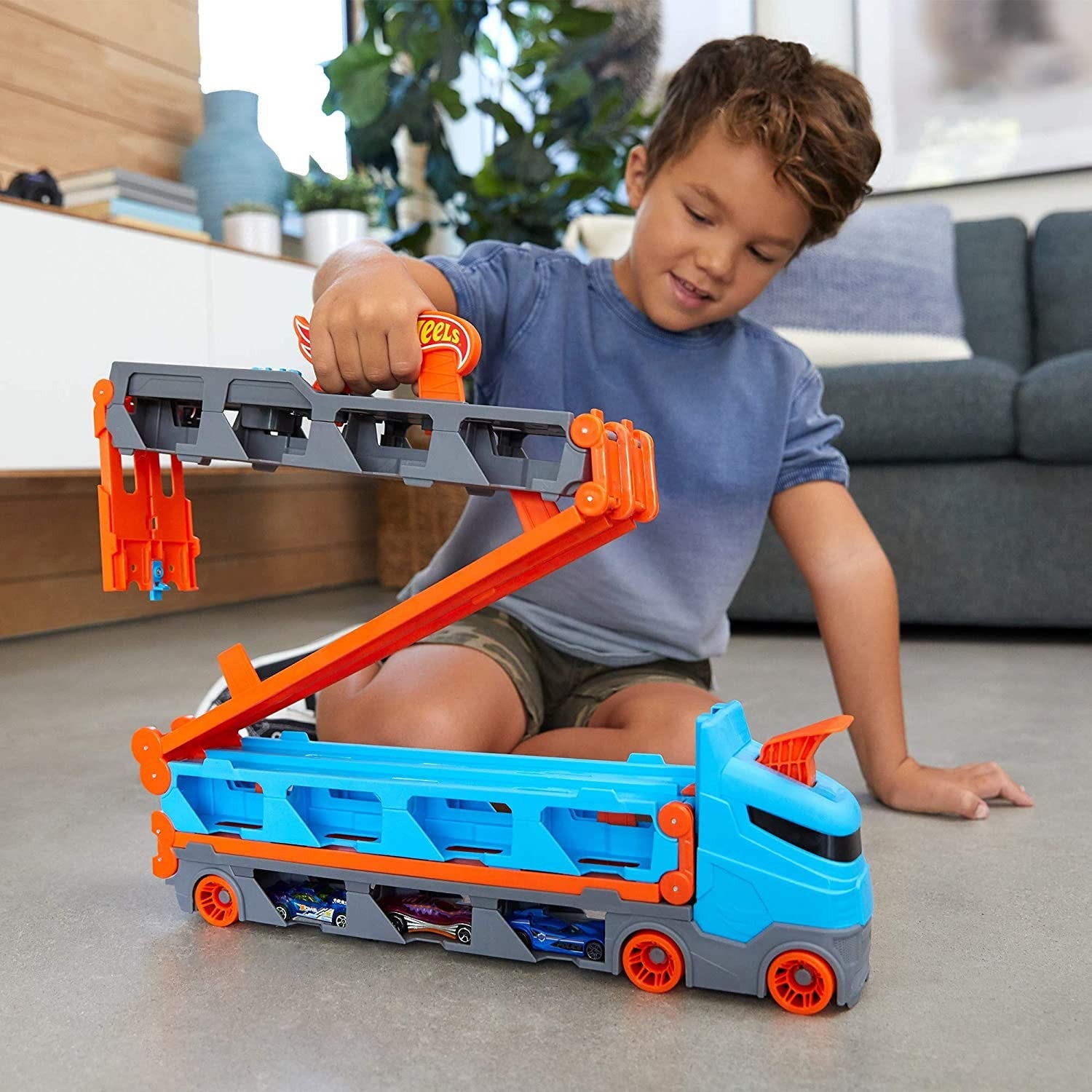 Racing track 2-in-1- Racing transporter