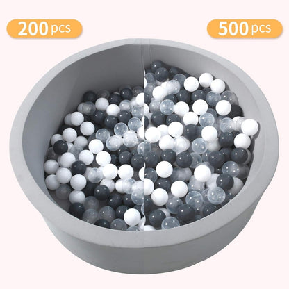 Miila Baby Toy Balls 100-Pack (Pink- White - Grey)