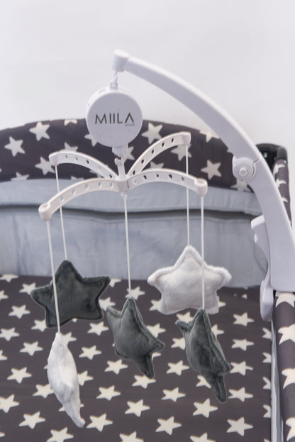 Miila Stars Musical Mobile Pastel Felt Nursery Decor