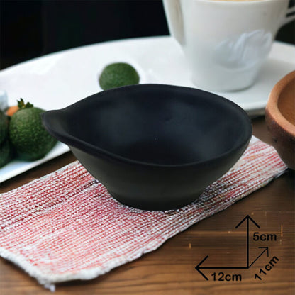 Sauce Dip Black Melamine Dinnerware