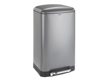 Pedal Bin Studio, Easy-Close, Gray 30 liters by Wenko -Germany