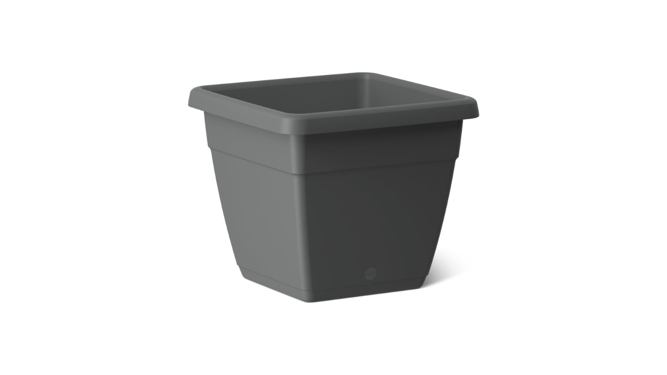 Emsa 518529 Timeless Flowerpot-30 x 30 cm- Granite