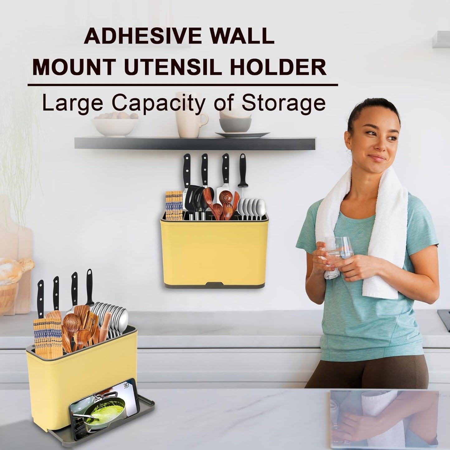 Kitchen Storage Holder Spoon Fork