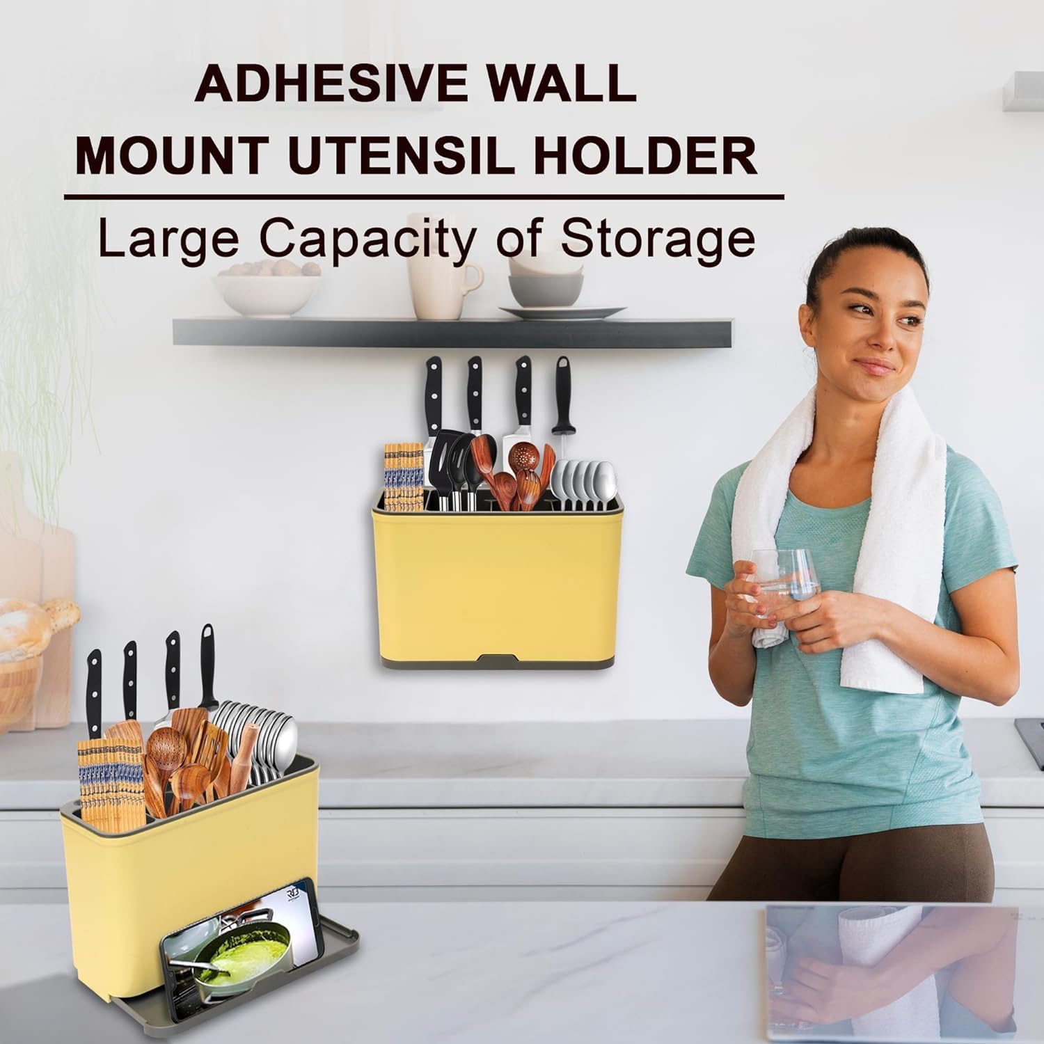 Kitchen Storage Holder Spoon Fork