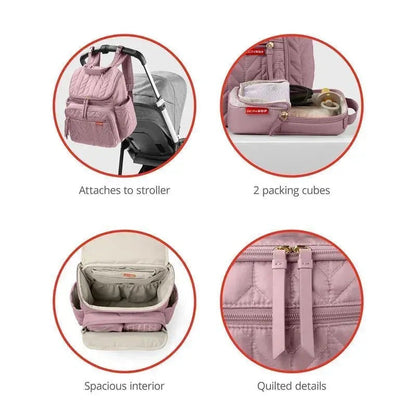 Skip Hop Forma Diaper Bag Backpack - Mauve