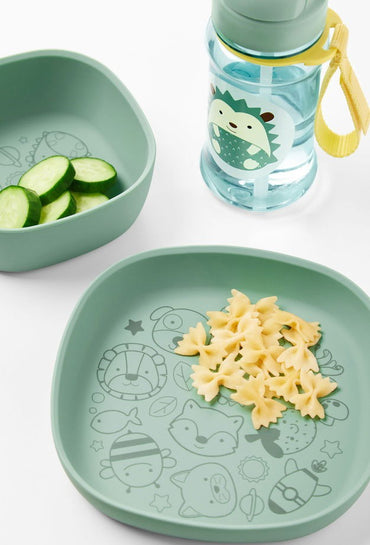 Zoo Tritan Straw Bottle Hedgehog