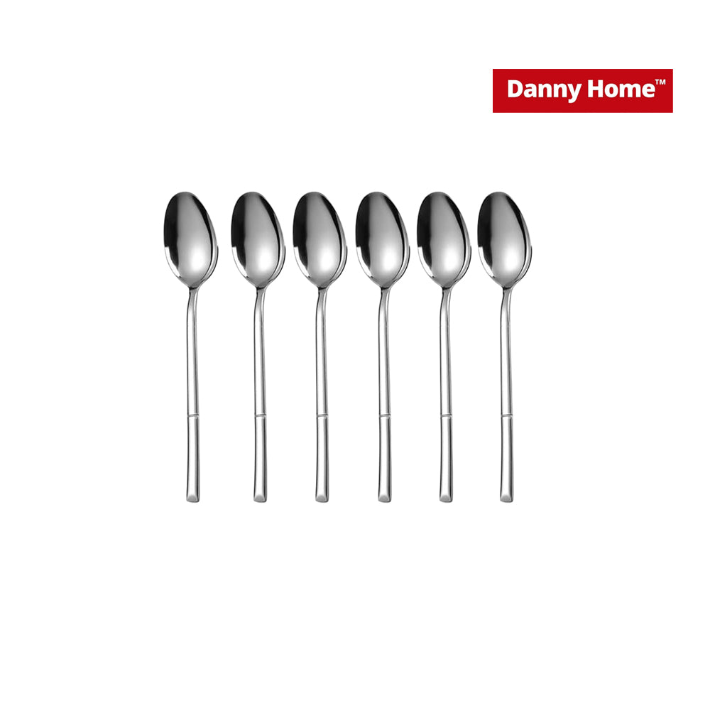 Danny Home 6-Pieces Stainless Steel Coffee Spoon Silverware Flatware