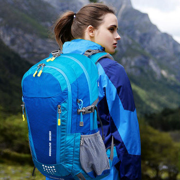 50L Waterproof Outdoor Camping Hiking Backpack With Survival Whistle #7015