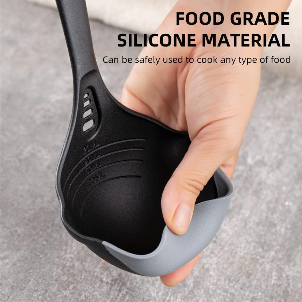 Danny Home 6-Pieces Non-Stick Silicone Cooking Utensils Set