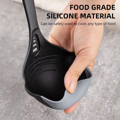 Danny Home 6-Pieces Non-Stick Silicone Cooking Utensils Set
