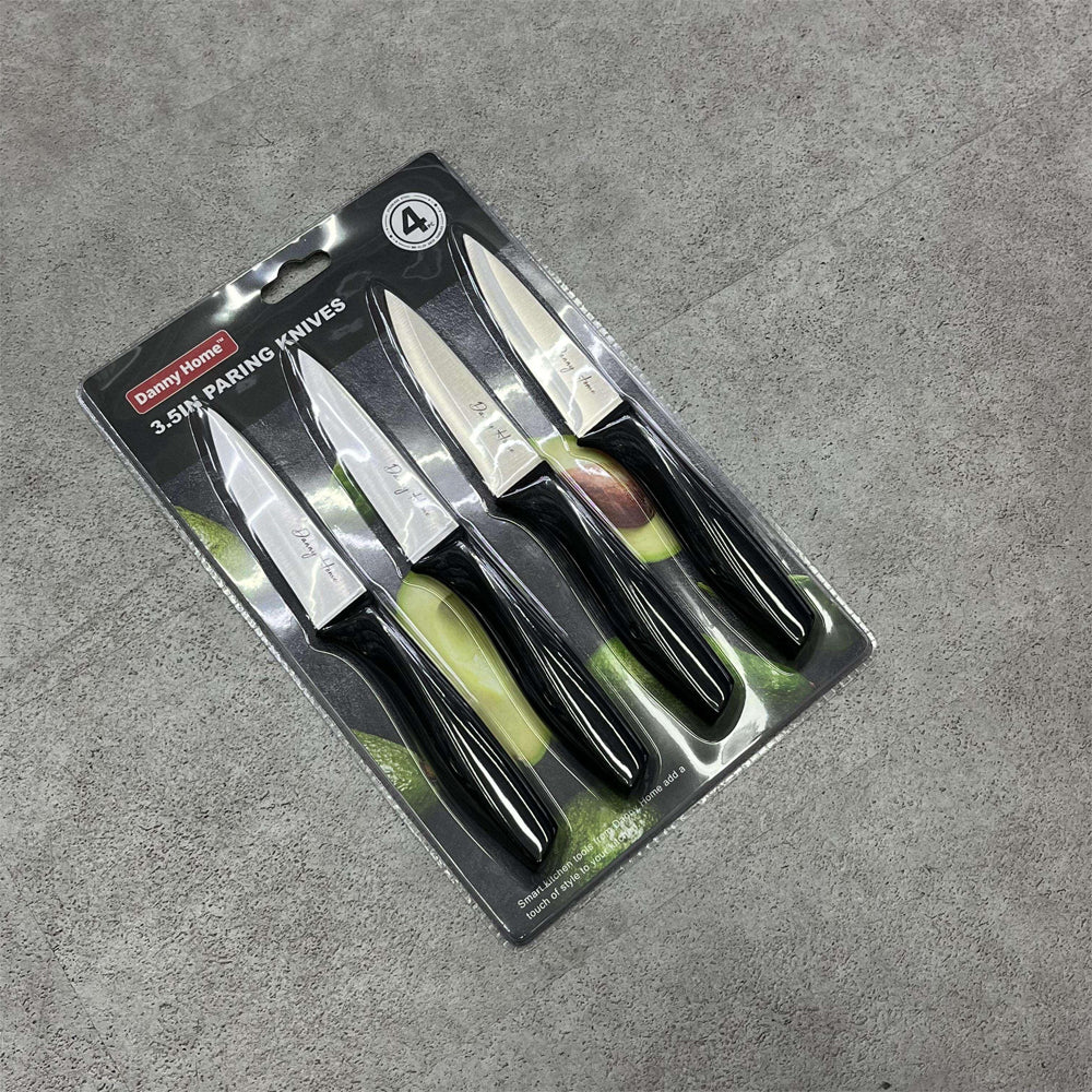 Danny Home 4-Pieces 3.5″ Stainless Steel Paring Knife Set