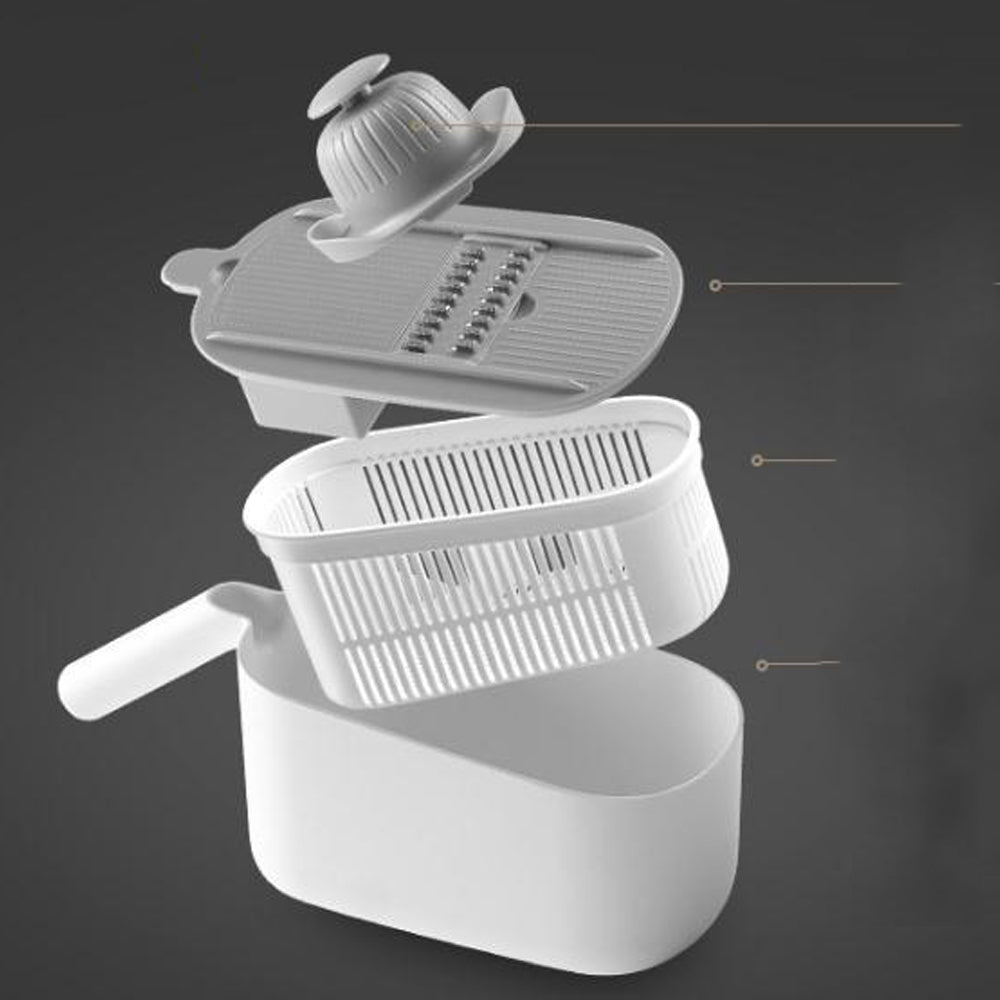 Multi-functional Vegetable Cutter 6 Blades