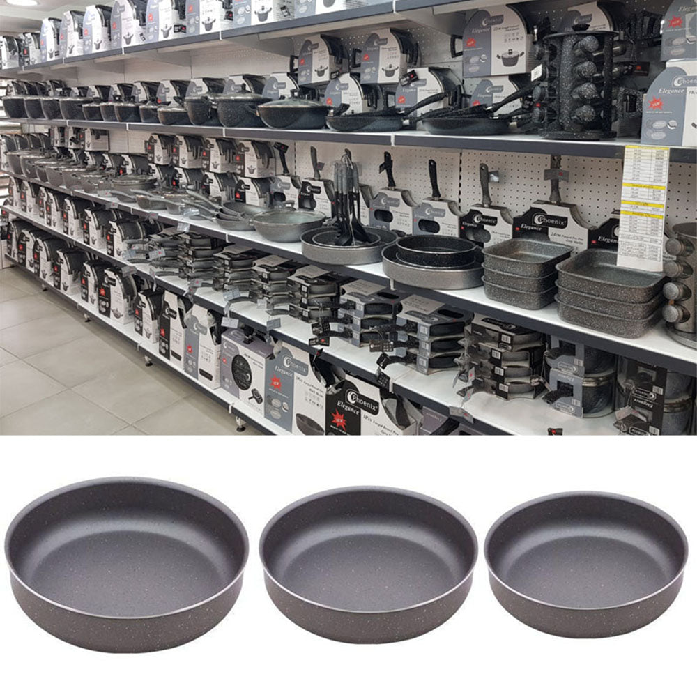 Phoenix, Professional Granite Round Baking Tray 3 Pcs Set