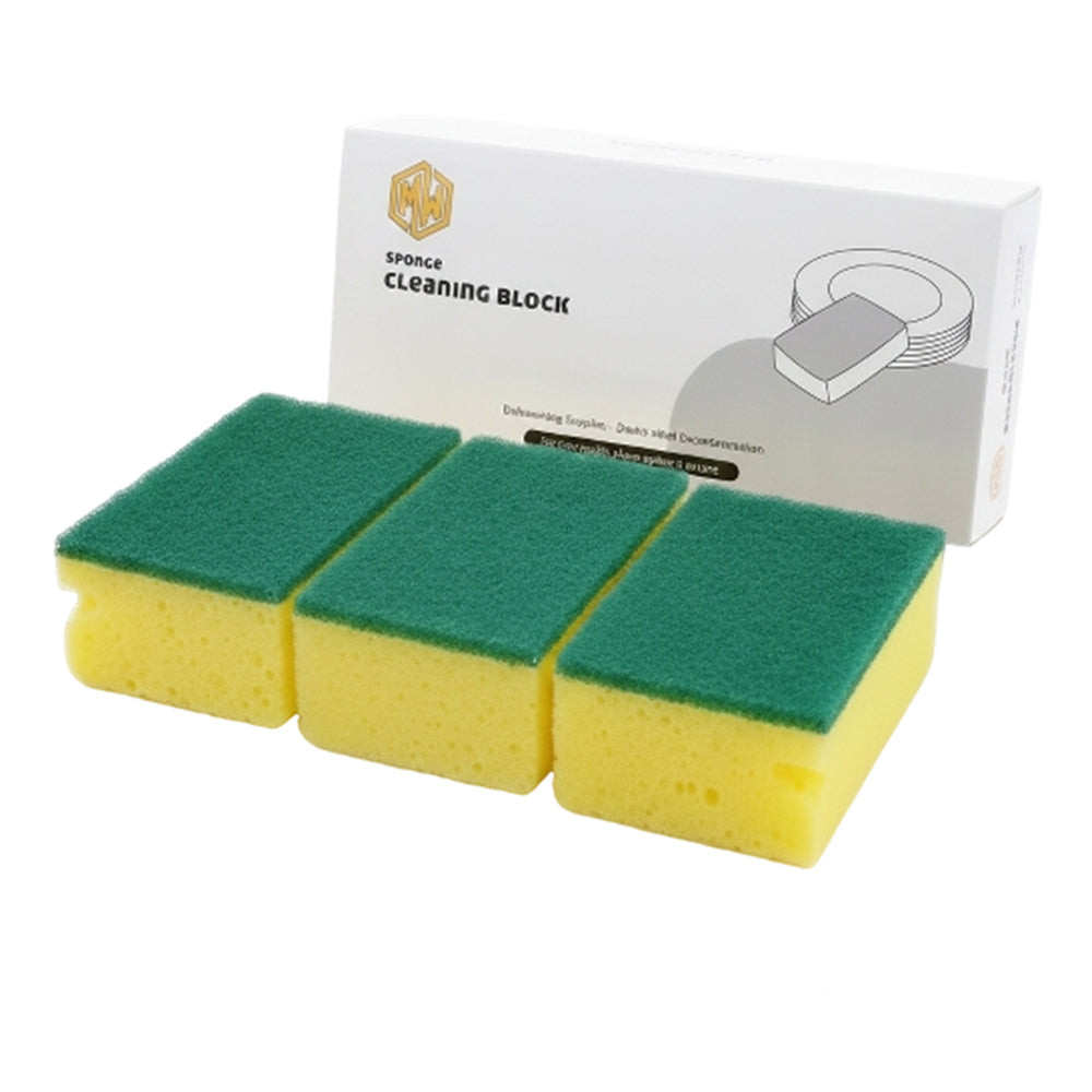 3-Pieces Foam Dish Washing Super Thick Sponge Set