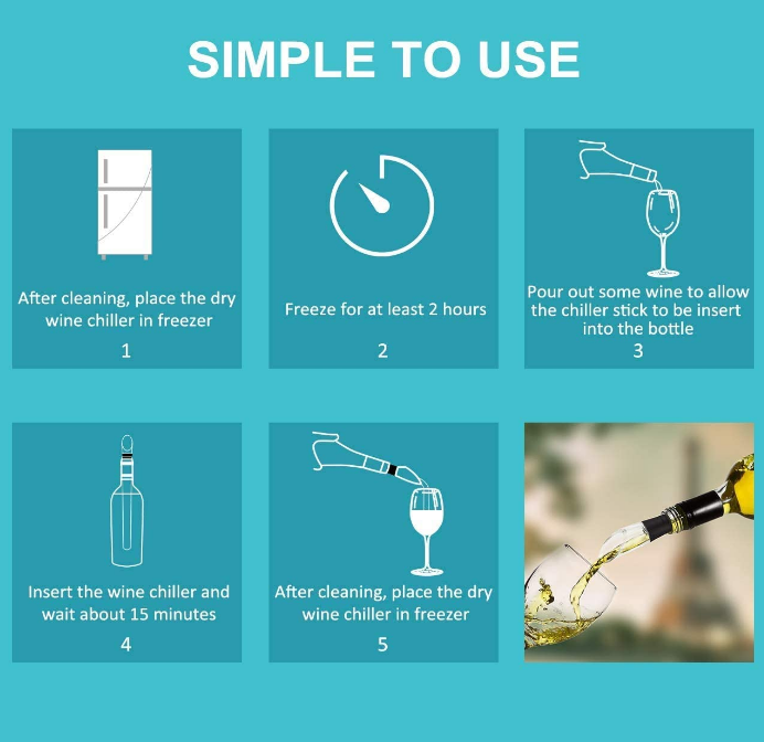 Stainless Steel Wine Chiller Stick