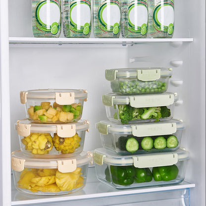 Oven & Microwave Glass Food Storage With Smart Lock Lids 1500ml