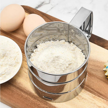 Stainless Steel Baking Flour Sifter Large size 10*13cm