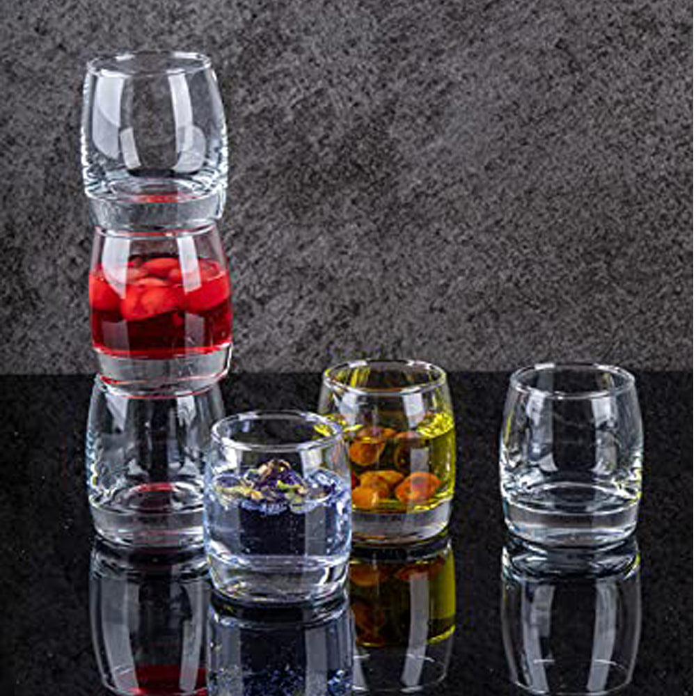 6-Pieces Clear Glass Shot Set 85-ml