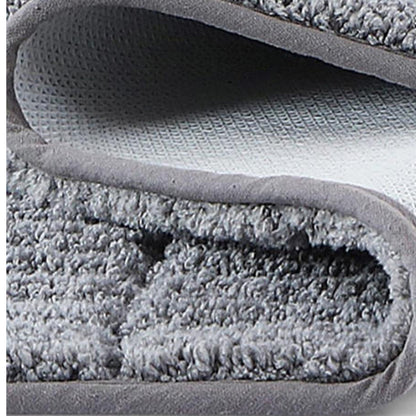 Danny Home Luxury Bath Mat Absorbent Non-Slip Washable Shaggy Bathroom Rug 50X80CM – Grey