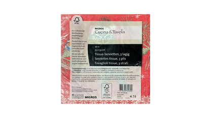 Christmas Napkins Red Owl