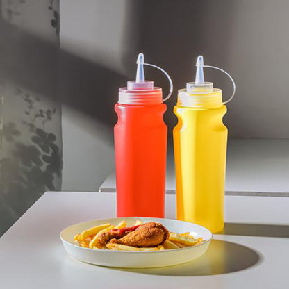 2-Pieces 500ml Red and Yellow Bottle