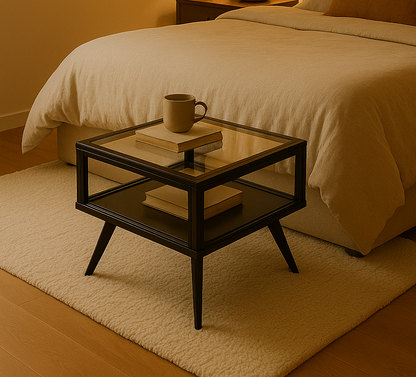 Kuno Decorations Glenn Side table/showcase-display table- H. 38 cm