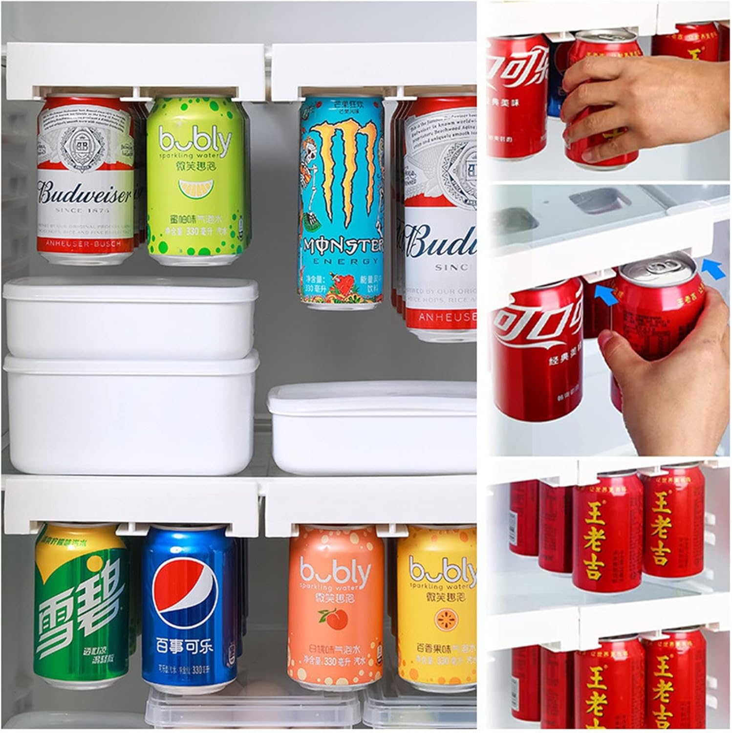 Soda Can Organizer for Refrigerator