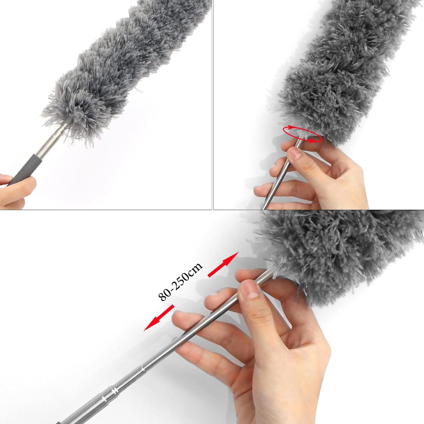 Danny Home Extendable Feather Duster 80cm-250cm