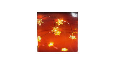 Holiday Elegance-Christmas Lights – Indoor Stars lights Warm White 30 Led